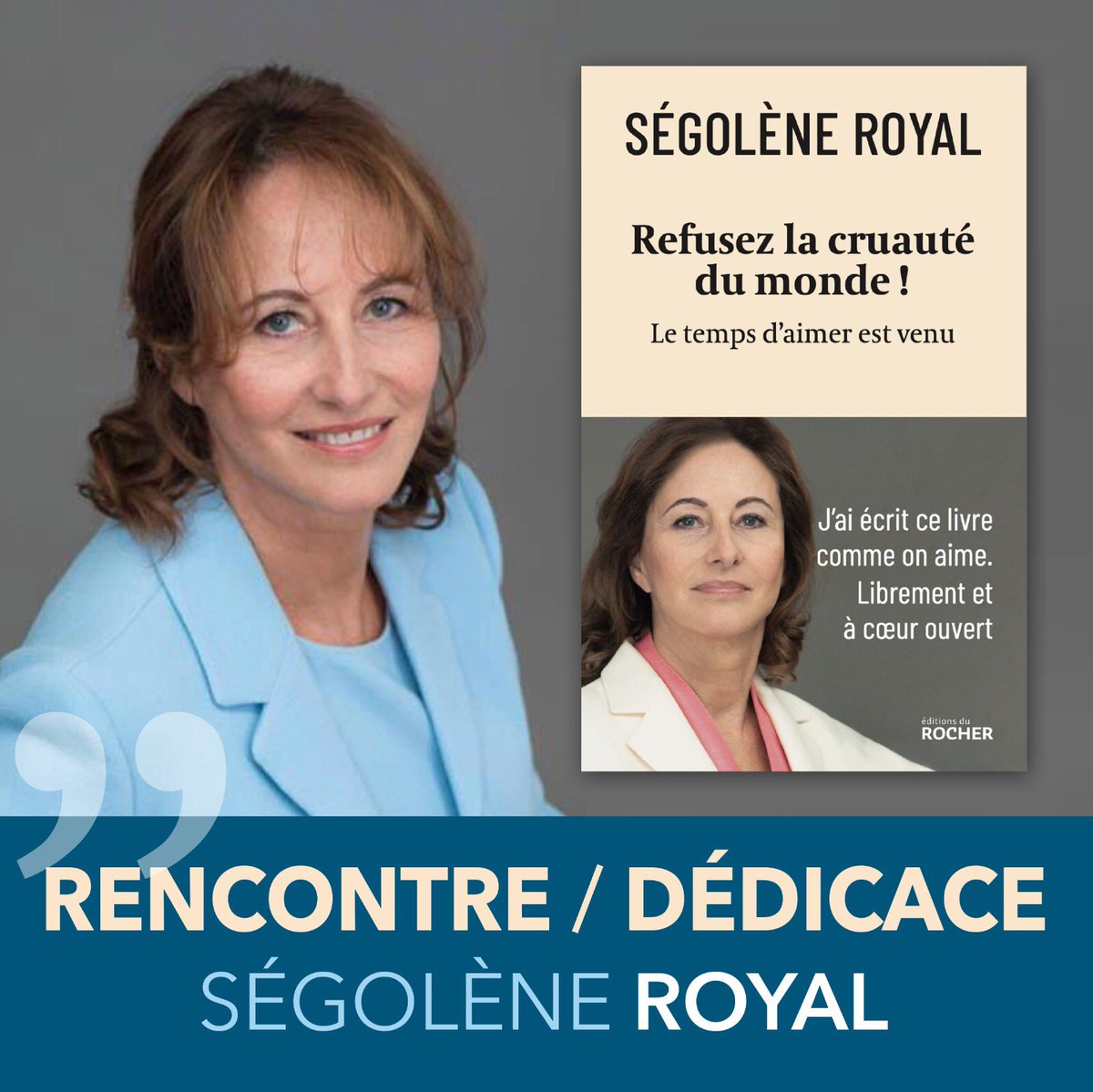 , Ségolène Royal sera en dédicace à la librairie Dialogues de Morlaix le 10 mai